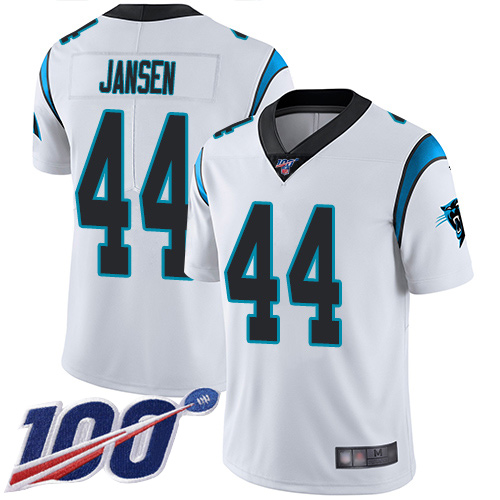 Carolina Panthers Limited White Youth J.J. Jansen Road Jersey NFL Football #44 100th Season Vapor Untouchable->carolina panthers->NFL Jersey